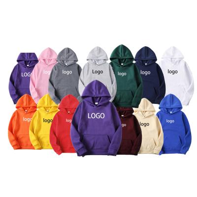 China anti-wrinkle 100 polyester street blank hoodie printed heavy thick embroidery men hoodies custom unisex 100% cotton for sale