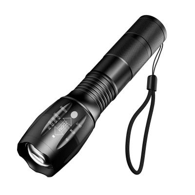 China Adjustable Focus Police Self Defense Hunting High Power Rechargeable Tambas Rechargeable Led Flashlight for sale