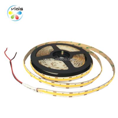 China High Brightness Easy Installation Dot Free 12v 24v 16.4ft Flexible COB Led Strip Lights With Different Colors for sale