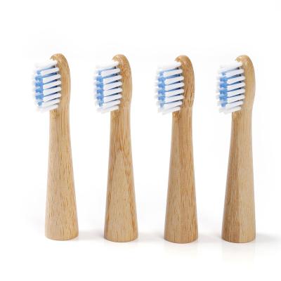 China No Insert Plastic Bamboo Core Replacement Electric Toothbrush Heads Bamboo Head Compatible with Orel b sonic pul for sale