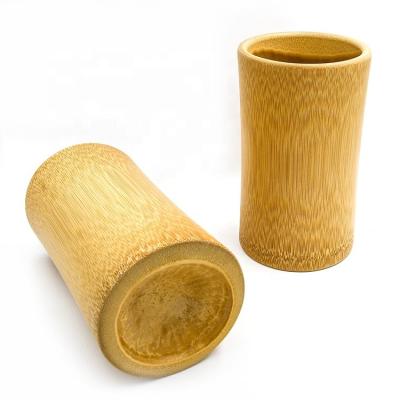 China BA-2018 Simple Design Sustainable Eco Friendly Teeth Brush Water Coffee Or Wine Reusable Bamboo Cup For Home for sale