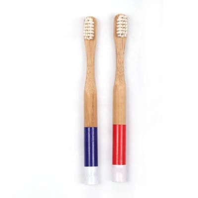 China BA-1089 100% Biodegradable Promotional High Quality Supermarket Supply Bamboo Bamboo Toothbrush For Kids And Children for sale