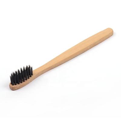 China Other Eco-friendly Biodegradable Organic Natural Charcoal Infused Toothbrush BA-1106 Bristle Bamboo Toothbrush for sale