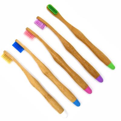 China 2020 100% Biodegradable Bamboo Toothbrush Bamboo Charcoal Home Toothbrush Handle Bamboo Toothbrush for sale