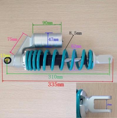 China Indonesia Popular Sale Gas Bag Scooter Spring Air Suspension with 310mm central distance for sale