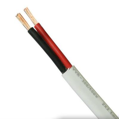 China House Wiring 300/300 V 2 Core Flexible Cu Twin Flat Cable PVC Electrical Type 227IEC52 Wire for sale