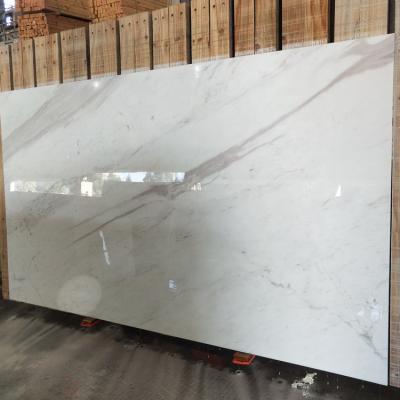 China Branco Volakas Jazz White Marble Tile Slab Modern White Kitchen Countertop Bathroom From Volakas Marble for sale