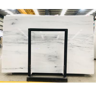 China Modern White Marble Slab &tiles From Columbia , White Gray Vein Marble Tiles For Floor Tiles for sale