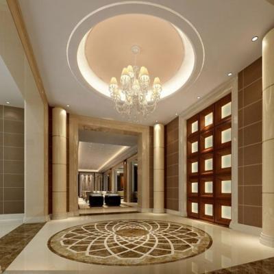 China Modern Water Jet Stone Medalion In Marble Flooring Design for sale