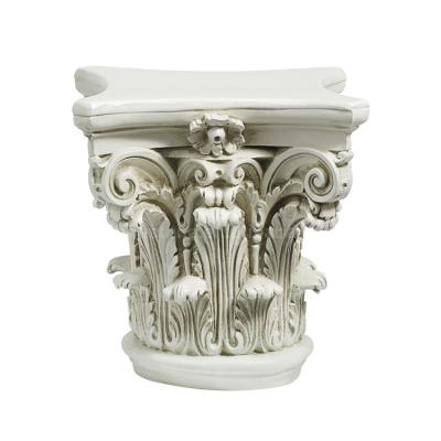 China Solid Stone Indoor Marble Natural Column Corinthian Pedestal Price for sale