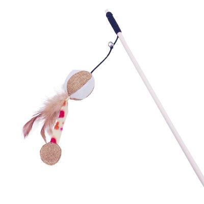 China New Arrival Viable Fish Shape Feather Cat Toy 2020 Cute Toy For Cat for sale