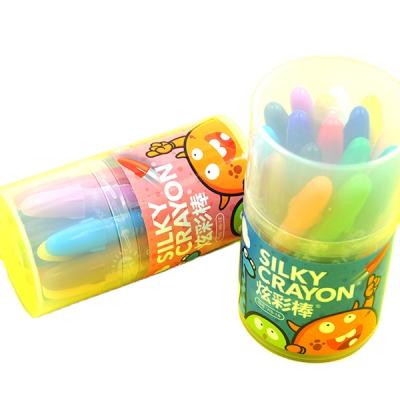 China Silky Crayons Non-Toxic Water Soluble Crayons For Kids 9.5*60mm for sale