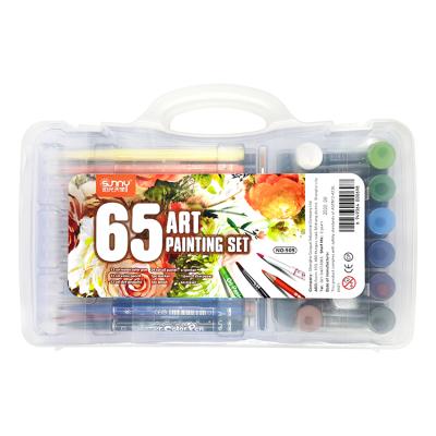 China Drawing Writing Watercolor Oil Pastel Color Pencil With PP BOX Children Art Set 65 Pcs And 168 Pcs Painting Set for sale