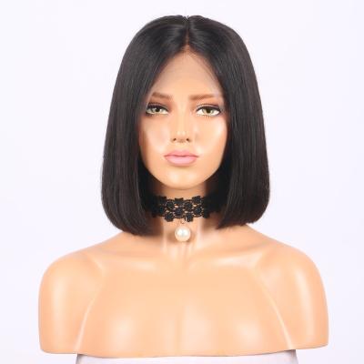 China Straight Lace Front Wigs For Black Women Bob Wigs Brazilian Hair Cuticle Aligned Hair Lace Bob Wig Human Hair for sale