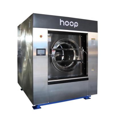 China Industrial Electric and Steam Hotel Circle Washing Machine 30kg 50kg 100kg 120kg Automatic Gasket Extractor for sale