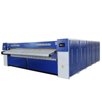 China Hotels Industrial CIRCLE Laundry Machine Iron Sheets Machine Washing and Drying Quilled Blanket Rolling Iron Press for sale