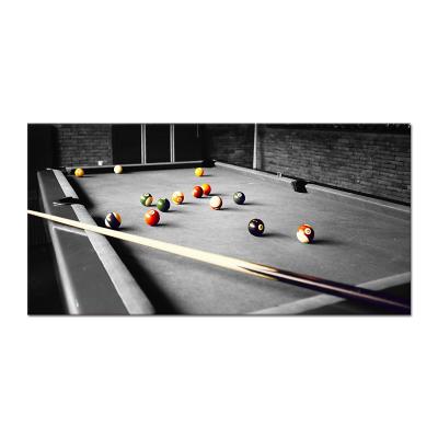 China Prepare To Hang White And Black Sport Billiards Ball Painting Printed Canvas Art Sport Room Wall Decor Print Poster for sale