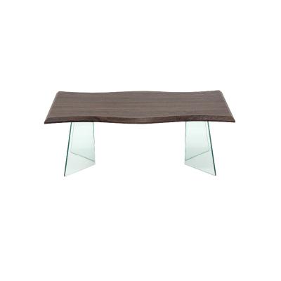 China Modern Modern Living Room Tea Table Coffee Table good Quality Furniture  Dining Table Tempered Glass Legs for sale