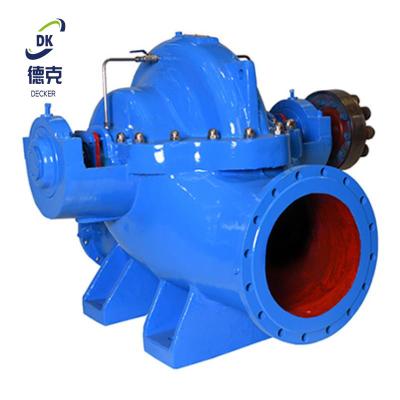 China Drinking Water Treatment Shandong Deke Shipping and Handling Single Stage Double Suction Centrifugal Pump with Motor Drain Pump for sale