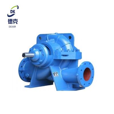 China Drinking Water Treatment Deke Manufacture Engine Diesel Engine Irrigation Double Suction Centrifugal Booster Pump for sale