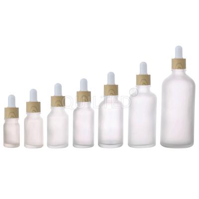 China Personal Care 5ml 10ml 15ml 20ml 30ml 50ml 60ml 100ml Frosted Bulk Glass Dropper Essential Hair Oil Sample Bottles for sale