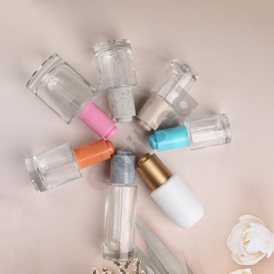 China Mini Personal Care Eye Ear Drop Vial Glass Empty Serum Bottle Storage Container For Essential Oils With Dropper Wholesale for sale