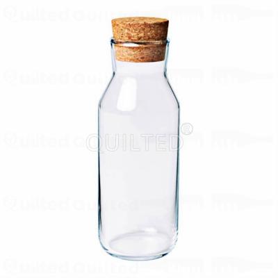 China High Borosilicate Glass Beverage Storage Containers Jar Glass With Bamboo Lid Customized Accepted for sale