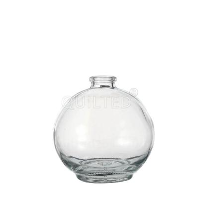 China Cosmetic Classic Design Round 100ml Transparent Perfume Bottle With Atomizer for sale