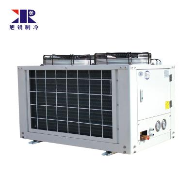 China Small hotels condensing unit for cooler room for sale