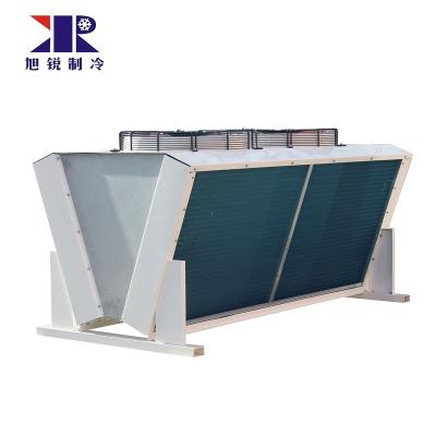 China Refrigeration Parts V Type Air Cooled Condenser For Cold Room Condensing Unit for sale