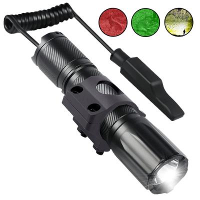 China ANEKIM X1 Emergency Hunting Light Red Flashlight Green White Light With MLOK Mount for sale