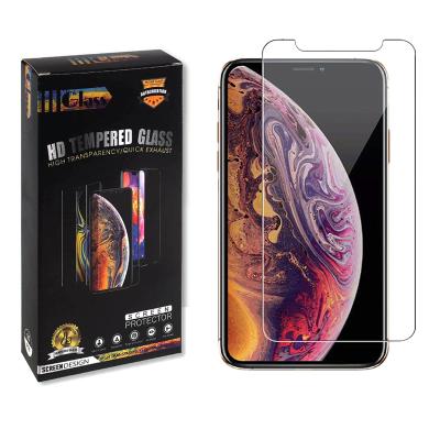 China High Quality Anti-fingerprint Wholesale 9H Clear Tempered Glass Screen Protector For iPhone 11 11pro 11pro Max for sale