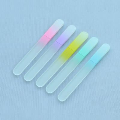 China Soft and Safe Premium Eco-Friendly Mini Crystal Glass Nail File Baby Nail Trimmer Manicure for sale