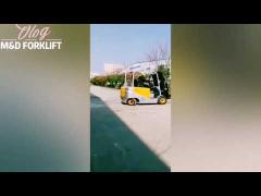 AC Motor Electric Forklift Truck 3635kg  Service Weight 3000mm Lift Height
