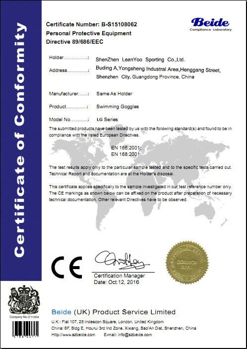 CE - Shenzhen LeanYoo Sporting Goods Co.,Ltd