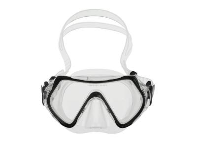 China Silicone Head Strap Kids Diving Mask Tempered Glass Anti Leak / Wide Vision for sale