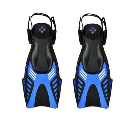 China Beginner Full Foot Split Fins , Diving Swim Fins With Adjustable Buckle for sale