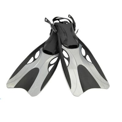 China Ergonomic Design Black Scuba Diving Fins For Traveling Easy Conditioning for sale