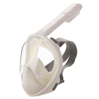 China Liquid Silicone + PC Full Face Diving Mask , SEA Vision / 180 Degree View Snorkel Easybreath Mask for sale