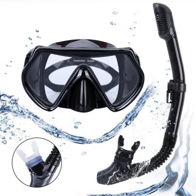 China Adults Mask Snorkel Set Diving Snorkeling Freediving Food Grade Lightweight for sale