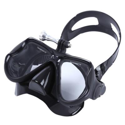 China Tempered Glass Optical Snorkel Mask , Swimming Mask With Nose Cover LM1800 for sale