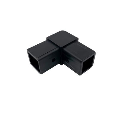 China Economic Custom Plastic Connector Square Tube Corner Connector for sale