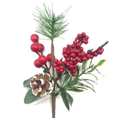 China Fashional High Quality Stem Artificial Flowers Christmas Berry Berry For Christmas Decoration for sale