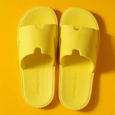 China 2E0126 plain Anti-slippery EVA Mens Slide Sandal Custom Logo Slide Slippers for sale