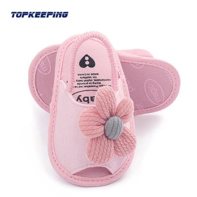 China 2020 Fashion Trend Cute Kid Child Flower Cloth Sandal for sale