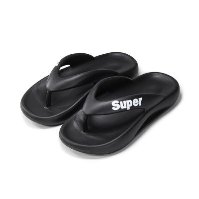 China Lady Customized Anti-slippery Casual Comfort Sport EVA Flip Flops Logo Outdoor Summer Beach Men for sale