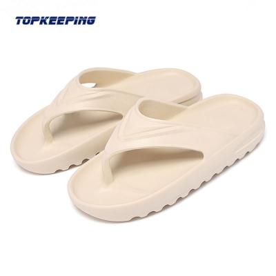 China Fashion Trend 1E0020 High Quality New Design Solid Color Eva Beach Yezzy Flip Flop for sale