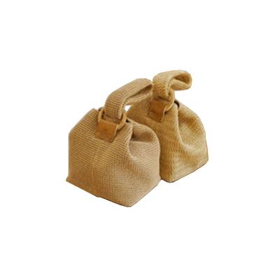 China Hot Selling Straw Bags Beach Women's Casual Straw Canvas Woven Ring Buckle Fashion High Quality Mini Women's Handbag for sale