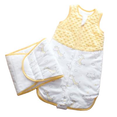 China Amazon Best Selling Antibacterial Baby Sleeping Bags Wrap Blanket Set Custom Design for sale