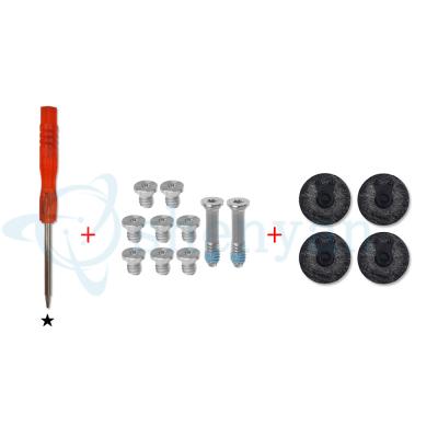 China Laptop Shenyan New A1370 A1369 A1465 A1466 Rubber Feet Cover Foot + Bottom Feet Screws Set For MacBook Air 11